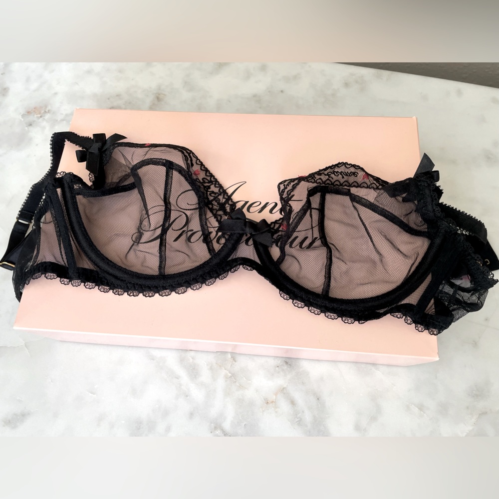 Agent Provocateur Black Edita Full Cup Underwire Bra